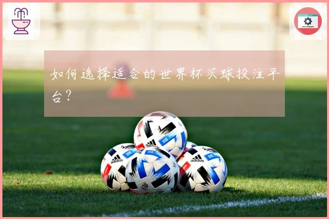 如何选择适合的世界杯买球投注平台？